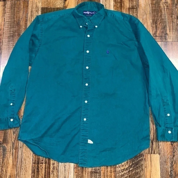 Ralph Lauren Mens Button Down Long Sleeve Size Large - Picture 1 of 6